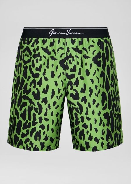 Pantaloni Scurti Inot Versace Versace GV Signature Barbati | JPTIGQY-13